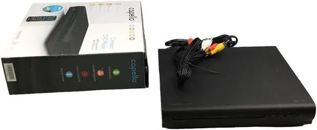 Alt view image 2 of 7 - Capello Model CVD2216BLK Compact DVD Player HDMI Upconvert 1080P HD Resolution
