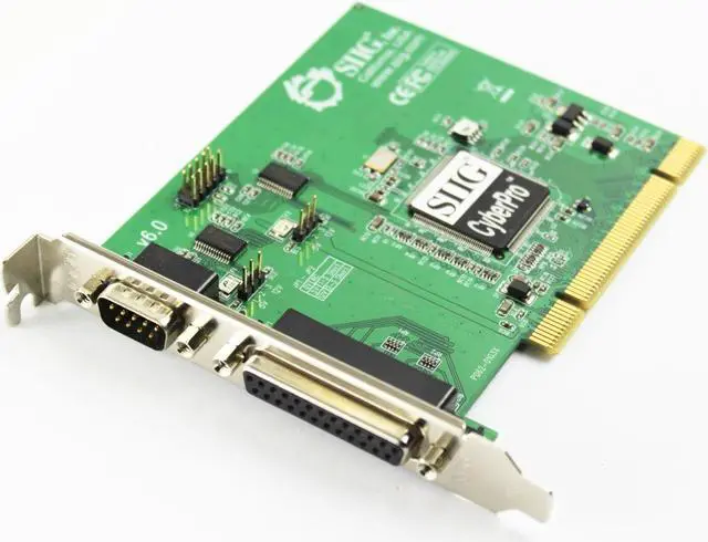 Main image of SIIG CyberPro v6.0 P062-01G3X High Profile Serial & Parallel Port PCI Adapter Card JJ-P21012-S6