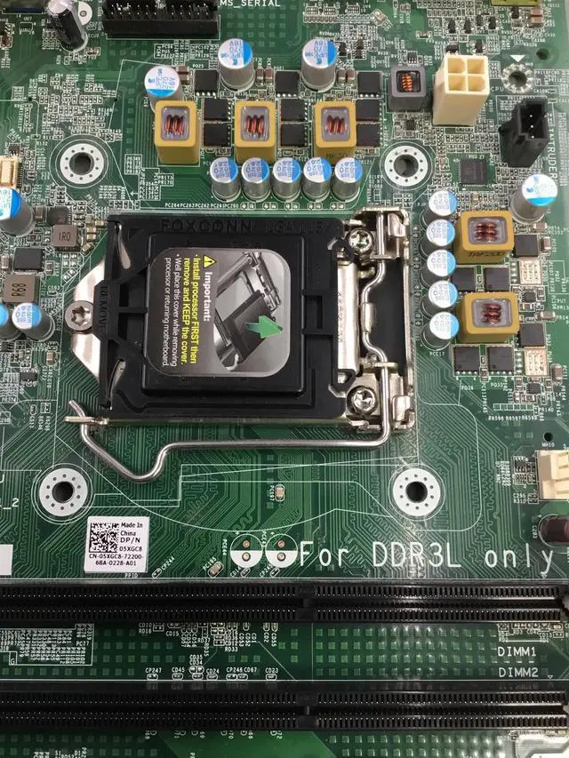 Alt view image 4 of 7 - Dell OptiPlex 3040 SFF LGA 1151 DDR3L Desktop Motherboard 5XGC8 05XGC8