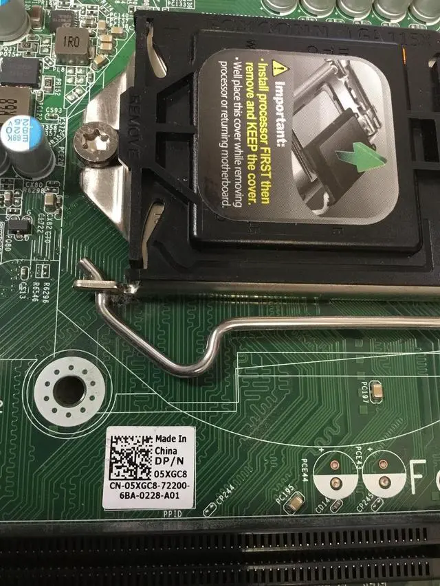 Alt view image 3 of 7 - Dell OptiPlex 3040 SFF LGA 1151 DDR3L Desktop Motherboard 5XGC8 05XGC8