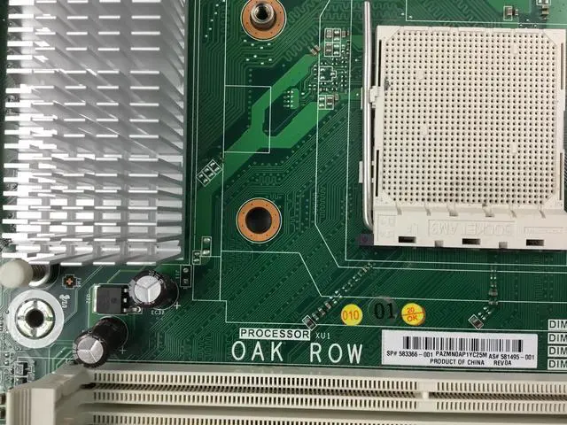 Alt view image 5 of 6 - HP 583366-001 Pro30xx system Motherboard 581495-001, W/Shield