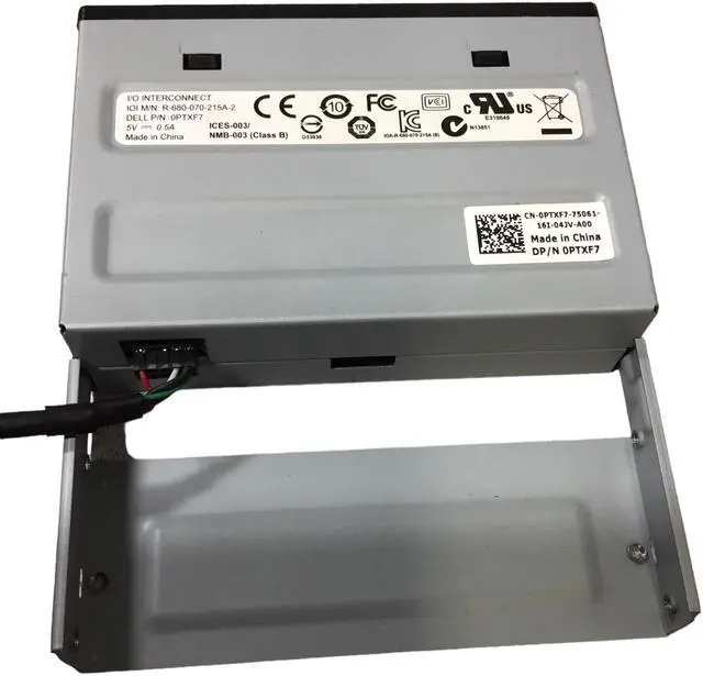 Alt view image 6 of 6 - Dell Inspiron 531 560 Memory Card Reader W/ Cable 0PTXF7