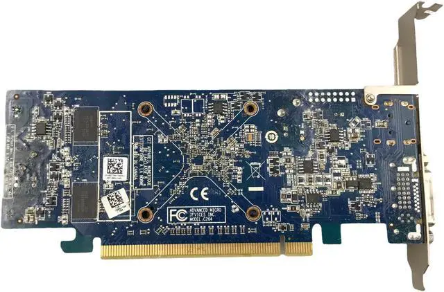Alt view image 3 of 4 - Dell AMD Radeon HD 6450 High-Profile Graphics Card 1GB GDDR3 02C7NH