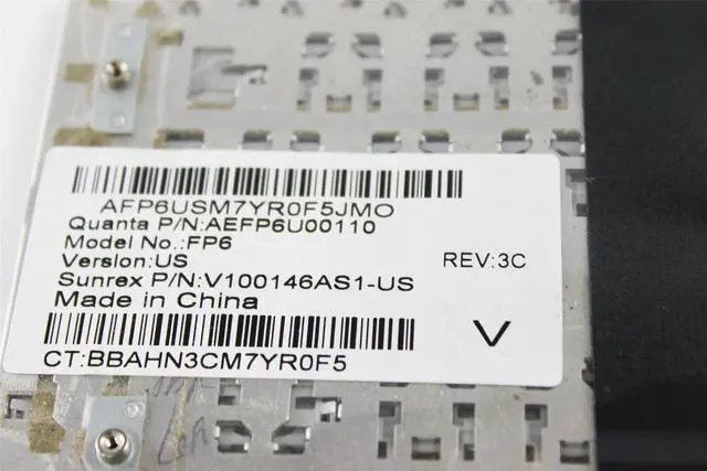 Alt view image 3 of 3 - HP MINI 310 311 DM1 Laptop MODEL FP6 Silver Keyboard 580953-001 580954-001 AEFP6U00110 AEFP6U00210