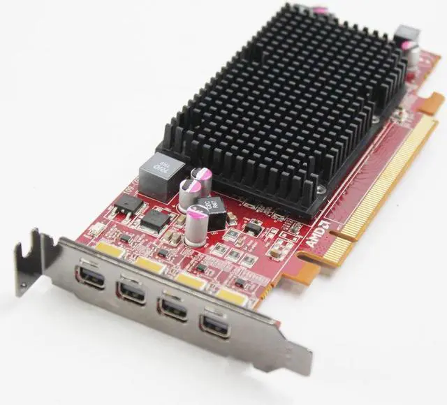 Main image of ATI FirePro 2460 512MB GDDR5 4-Port Mini-DisplayPort Low Profile PCI-E Video Graphics Card ATI-102-C07001(B) 109-C07071-00 102C0700111 D33A27