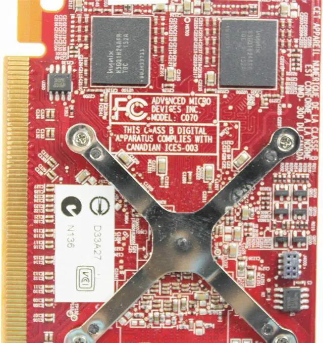 Alt view image 5 of 5 - ATI FirePro 2460 512MB GDDR5 4-Port Mini-DisplayPort Low Profile PCI-E Video Graphics Card ATI-102-C07001(B) 109-C07071-00 102C0700111 D33A27
