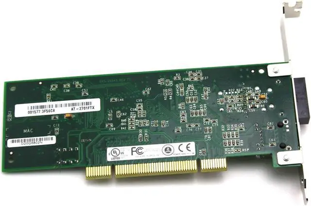 Alt view image 2 of 3 - Allied Telesis SC-901 PCI Network Adapter Card Desktop AT-2701FTX