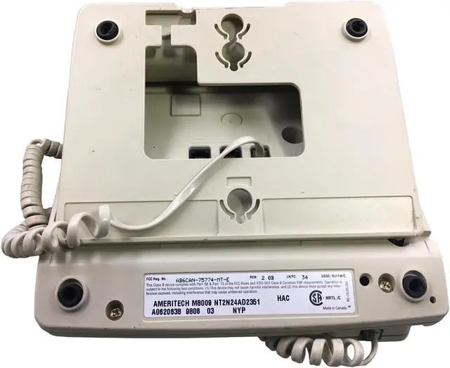Alt view image 6 of 6 - NORTHERN TELECOM AMERITECH M8009 BUSINESS TELEPHONE