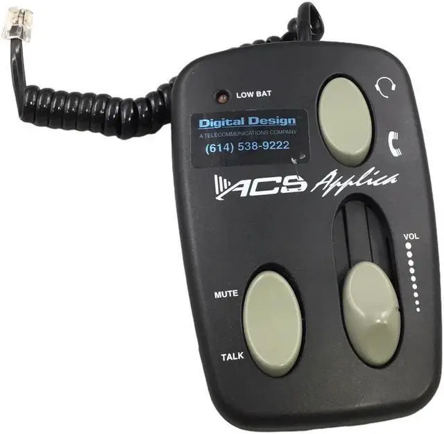 Alt view image 4 of 7 - ACS Applica Telephone Multi-Purpose Headset Amplifier