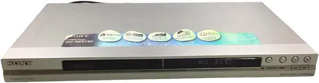 Main image of SONY Progressive Scan CD/DVD Player DVP-NS575P w/o Remote "tested power on"
