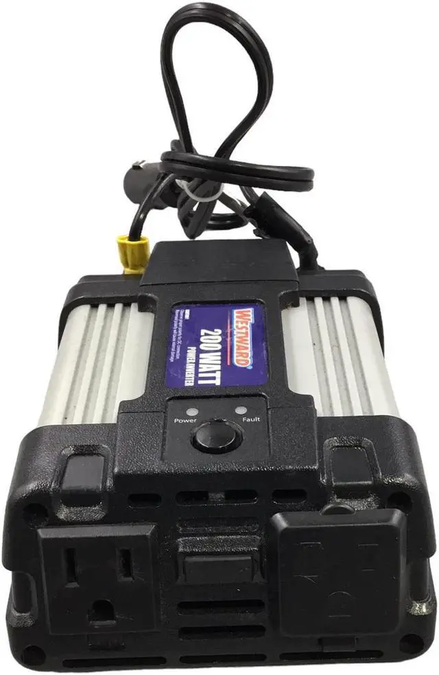 Alt view image 3 of 7 - Westward Inverter 200 Watt power inverter 26W998B