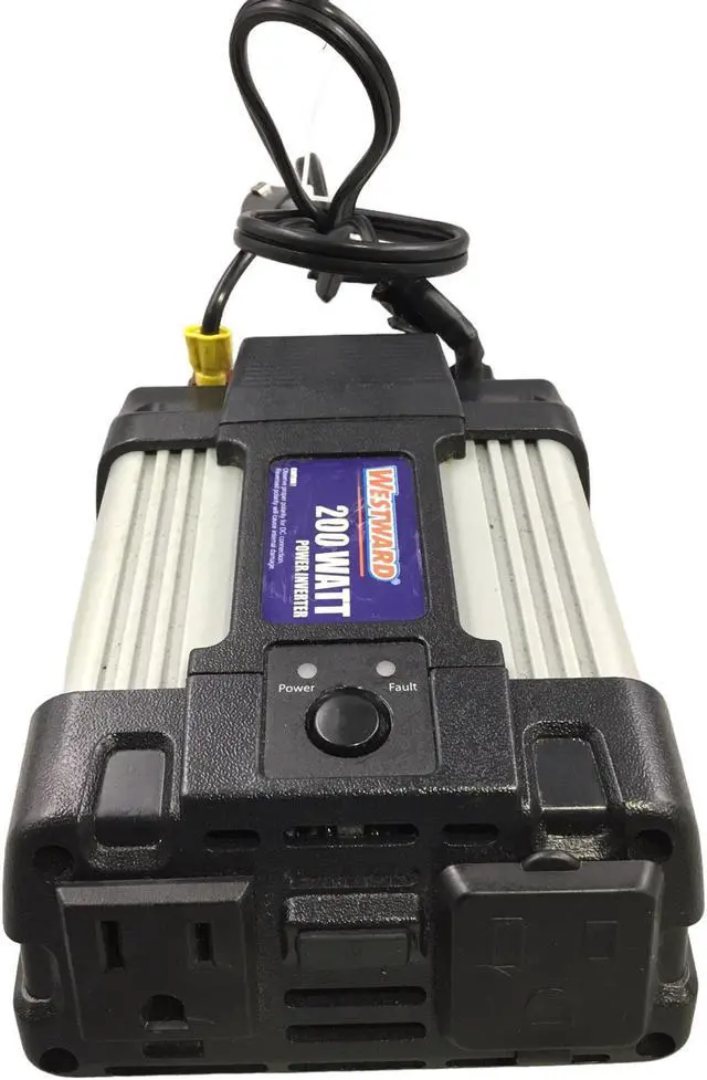 Alt view image 6 of 7 - Westward Inverter 200 Watt power inverter 26W998B