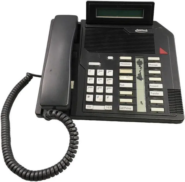 Alt view image 2 of 7 - NORTEL Ameritech M5316 NT4X42 Centrex Phone - Black