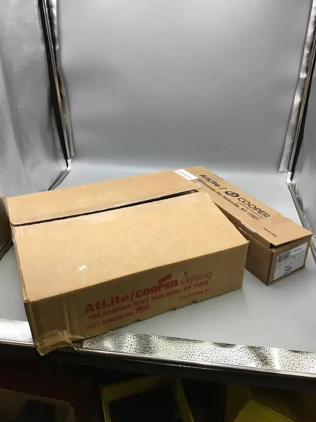 Alt view image 3 of 6 - Atlite Cooper Lighting LED Aluminum Red Double Sided Exit Sign 14'' x 7.5''ES62RMC