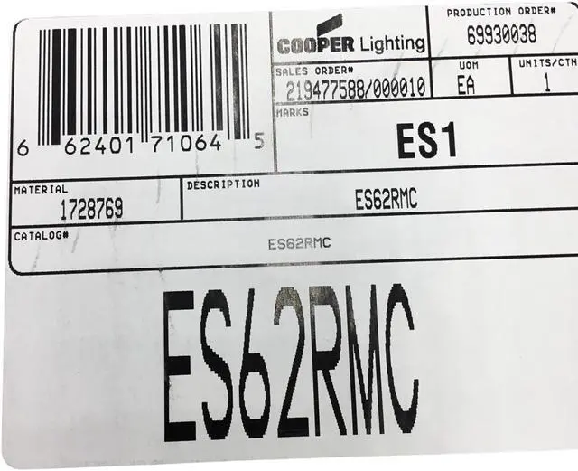 Alt view image 5 of 6 - Atlite Cooper Lighting LED Aluminum Red Double Sided Exit Sign 14'' x 7.5''ES62RMC