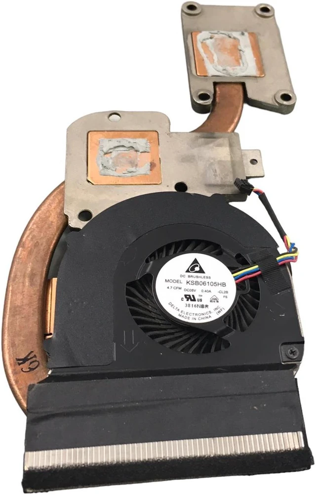 Alt view image 2 of 7 - Dell Latitude E6440 Cooling Heatsink+Fan FOR DISCRETE AMD GPU GXC1X 0GXC1X