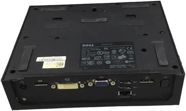 Alt view image 3 of 7 - Dell PR03X, N0PW380 USB 3.0 Docking Station E-Port Plus Replicator T308D A03
