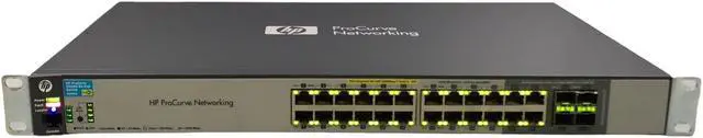 Main image of HP ProCurve Networking J9299A 2520G-24-PoE 24 Port PoE Gigabit Switch