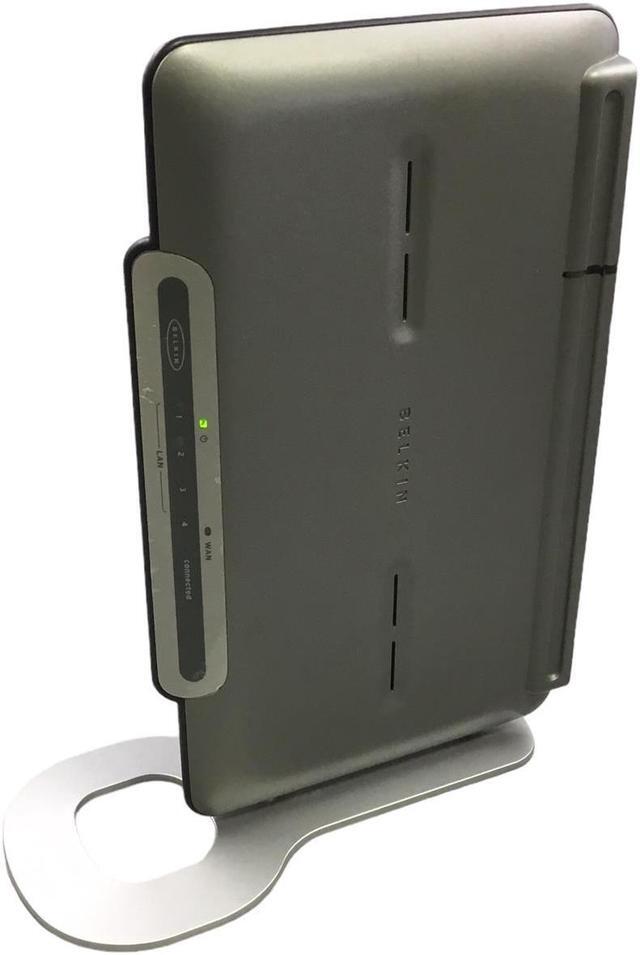 Alt view image 6 of 7 - Belkin 4 Port Cable DSL Gateway Router Model F5D5231-4 w/Power Cord