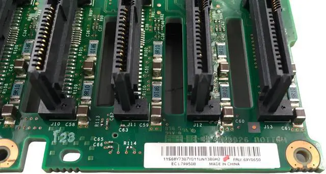 Alt view image 4 of 7 - IBM X3650 M3 Backplane Board SAS Sata HD SSD Hard Drive 69Y0650
