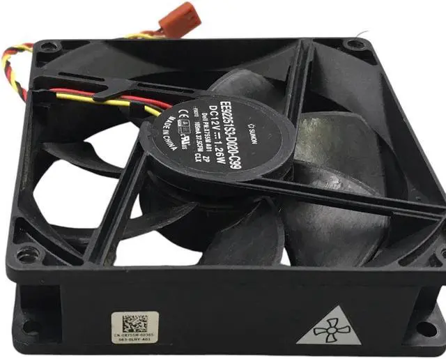 Alt view image 7 of 7 - SUNON EE92251S3-D020-C99 DC12V - DELL PN X755M-A01 / RKC55-A00