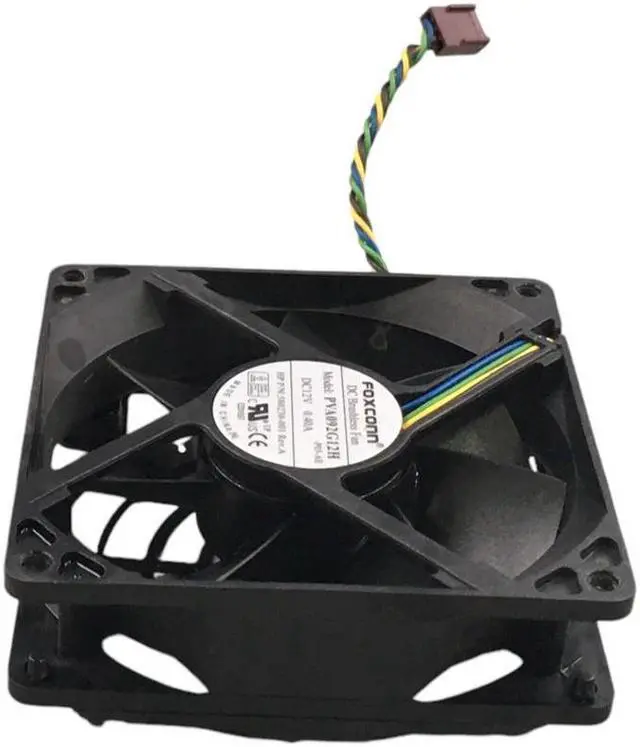 Alt view image 5 of 6 - OEM HP 8200 8300 Z220 705 Foxconn DC Brushless 12V 4 Pin Fan 92 x 25 PVA092G12H