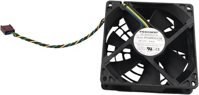 Main image of OEM HP 8200 8300 Z220 705 Foxconn DC Brushless 12V 4 Pin Fan 92 x 25 PVA092G12H