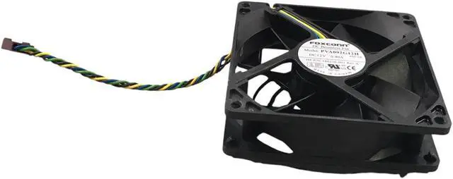 Alt view image 6 of 6 - OEM HP 8200 8300 Z220 705 Foxconn DC Brushless 12V 4 Pin Fan 92 x 25 PVA092G12H
