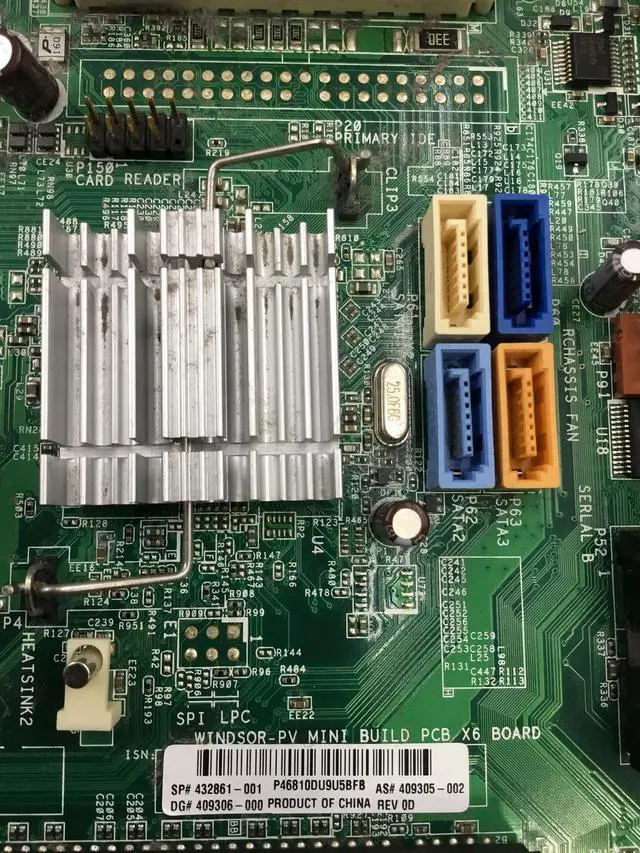 Alt view image 6 of 7 - HP dc5750 SFF Motherboard 432861-001 409305-002 w/Shield