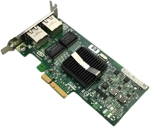 Alt view image 2 of 5 - HP NC360T Dual Port Gigabit Network Card Low Profile PCIe 412651-001 412646-001