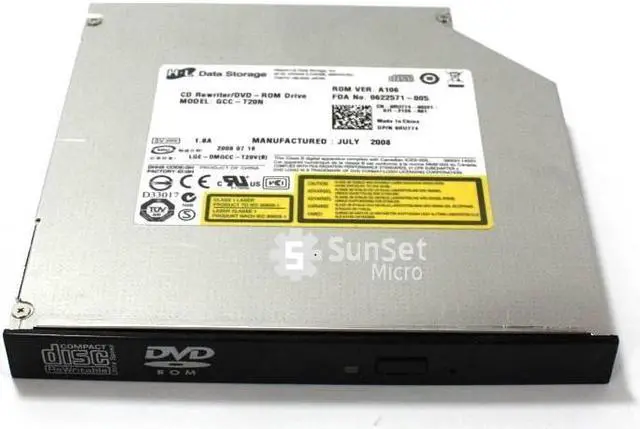 Alt view image 3 of 3 - Dell Optiplex 740 745 755 960 SFF 24X DVD / CD-RW SATA Drive GCC-T20N RU774