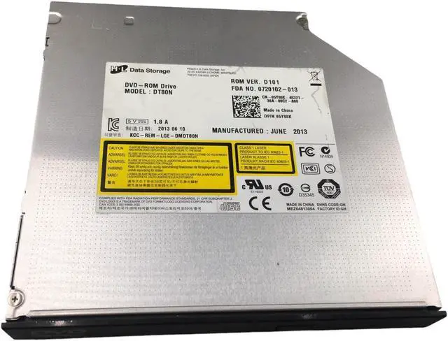 Main image of Dell SATA DVD-ROM Drive DT80N 5Y08K 05Y08K CN-05Y08K
