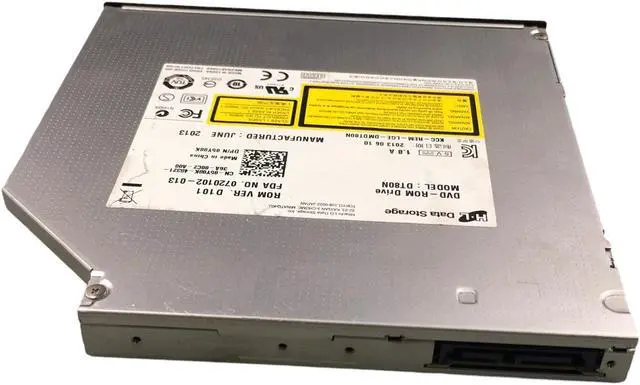 Alt view image 7 of 7 - Dell SATA DVD-ROM Drive DT80N 5Y08K 05Y08K CN-05Y08K