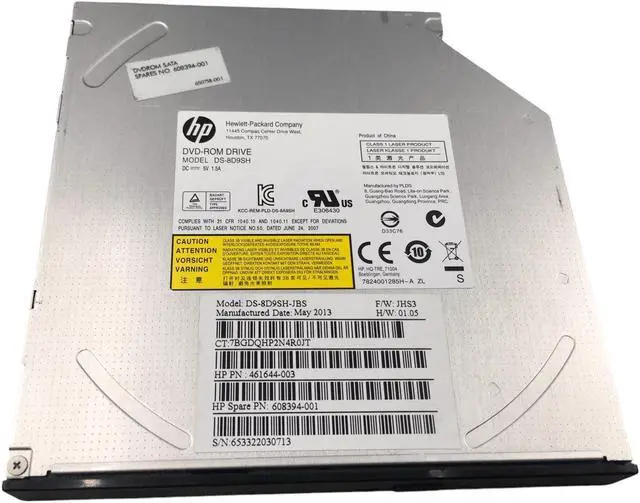 Main image of HP Elitebook ProBook Laptop DS-8D9SH SATA CD-RW DVDÂ±RW Optical Drive