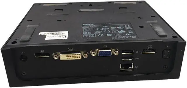 Alt view image 3 of 6 - Dell E-Port Docking Station (PW380) No AC Adapter NOPW380