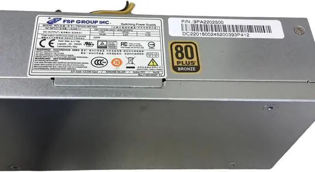 Alt view image 7 of 7 - Acer Veriton X4640G X6640G Computer Power Supply FSP220-30FABA