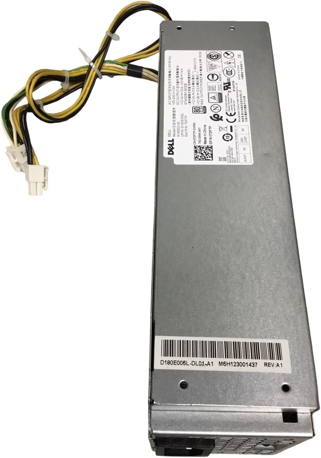 Alt view image 2 of 7 - Dell OptiPlex 3050 5050 7050 SFF 180W Power Supply H180ES-00 0TDFTP