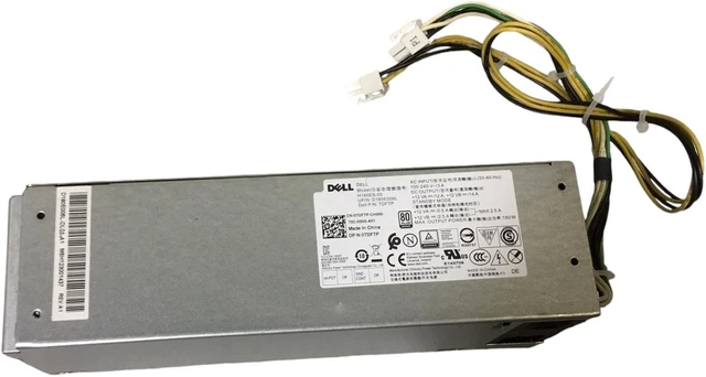 Alt view image 6 of 7 - Dell OptiPlex 3050 5050 7050 SFF 180W Power Supply H180ES-00 0TDFTP