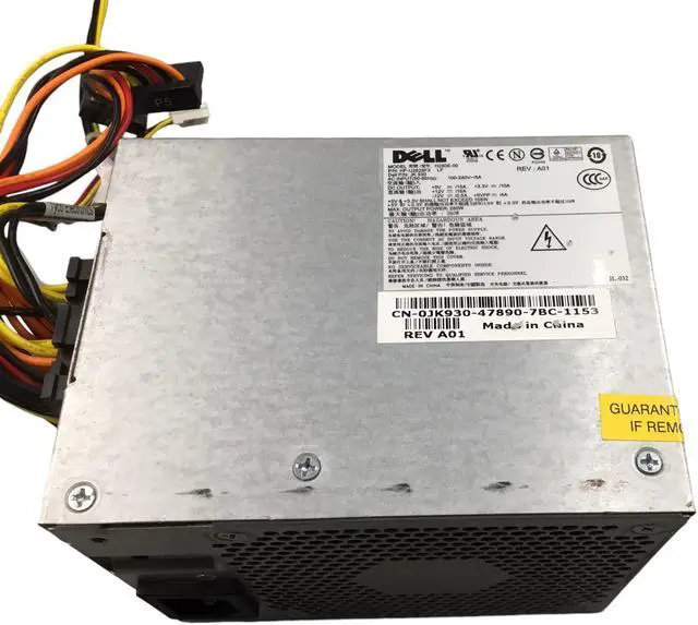 Alt view image 3 of 7 - DELL 0JK930 JK930 H280E-00 REV:A01 280W POWER SUPPLY