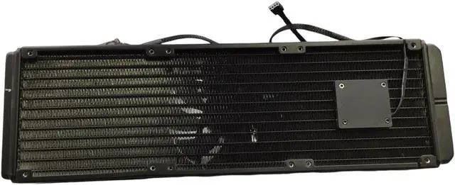 Alt view image 7 of 7 - iBUYPOWER - AW4 360mm Radiator CPU Liquid Cooler (3 x 120mm Core Fans) with RGB Display - Black