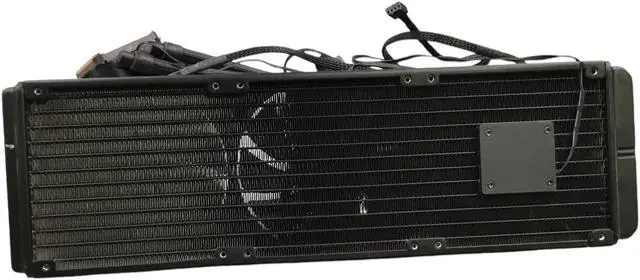 Alt view image 6 of 7 - iBUYPOWER - AW4 360mm Radiator CPU Liquid Cooler (3 x 120mm Core Fans) with RGB Display - Black