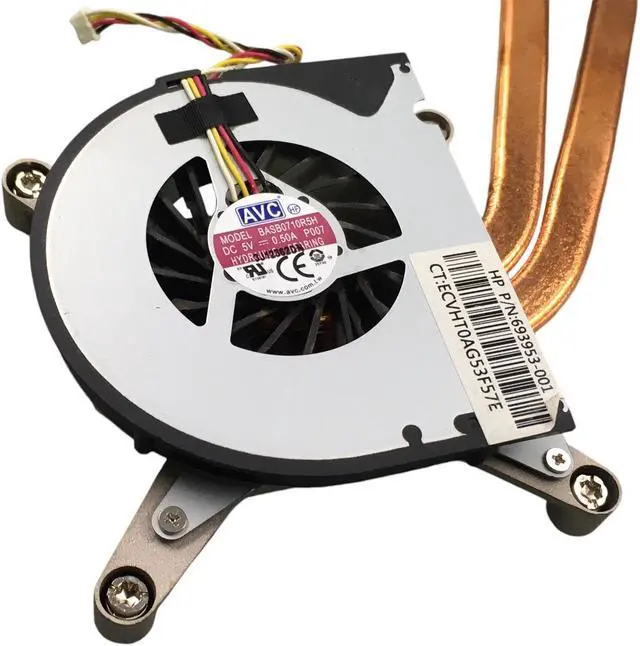 Alt view image 4 of 7 - Genuine HP ELite 8300 8320 OEM CPU Heatsink w/Fan 693953-001 BASB0710R5H