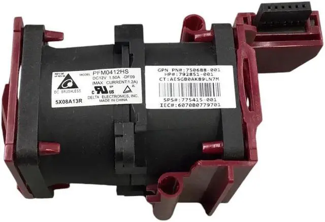 Alt view image 5 of 7 - Lot of 2-HP 750688-001 792851-001 775415-001 DL360 G9 Cooling Fan PFM0412HS