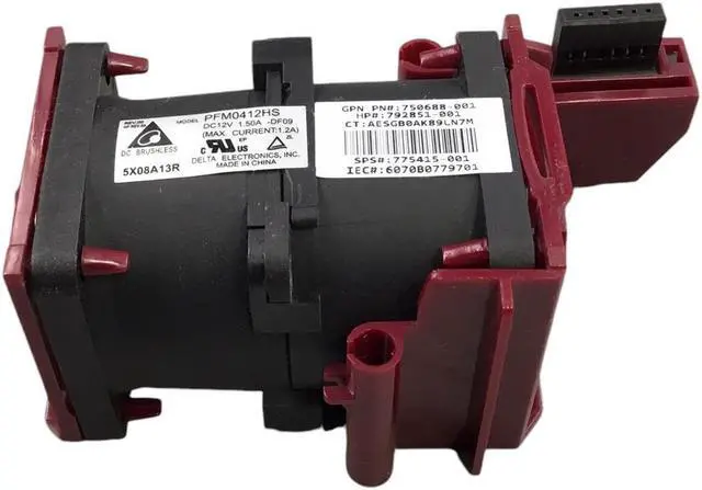 Alt view image 4 of 7 - Lot of 2-HP 750688-001 792851-001 775415-001 DL360 G9 Cooling Fan PFM0412HS