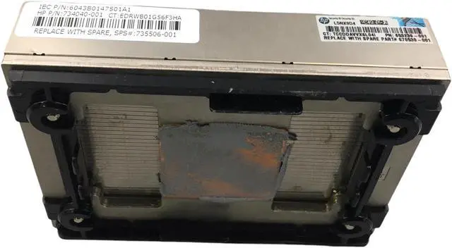 Alt view image 3 of 6 - HP 775403-0HP ProLiant DL360P Gen8 V2 Server Screw Down HeatSink P/N: 735506-001 01 734042-001 735508-001 HP CPU HEATSINK PROLIANT DL360 GEN9 G9