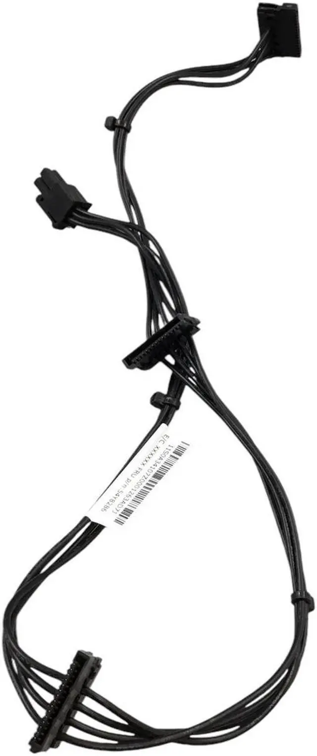 Alt view image 3 of 5 - Lenovo P300 P310 P320 P410 P520c M700 M82 M92 3X SATA Power Cable 3 Pin 54Y8286