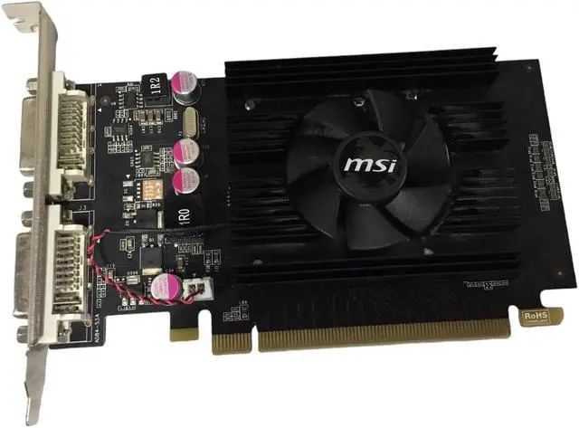 Main image of MSI Nvidia GeForce N210-512D2 Desktop Video Card 512MB DDR2 PCI