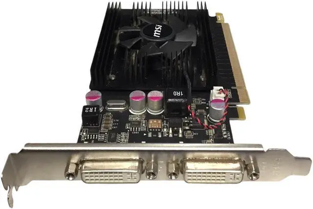 Alt view image 3 of 4 - MSI Nvidia GeForce N210-512D2 Desktop Video Card 512MB DDR2 PCI