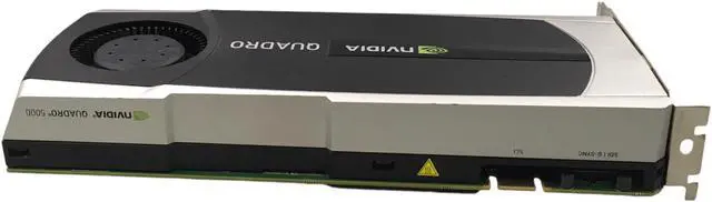 Alt view image 5 of 7 - Dell NVIDIA Quadro 5000 Graphics Card 0YMYKM 2.5GB GDDR5,