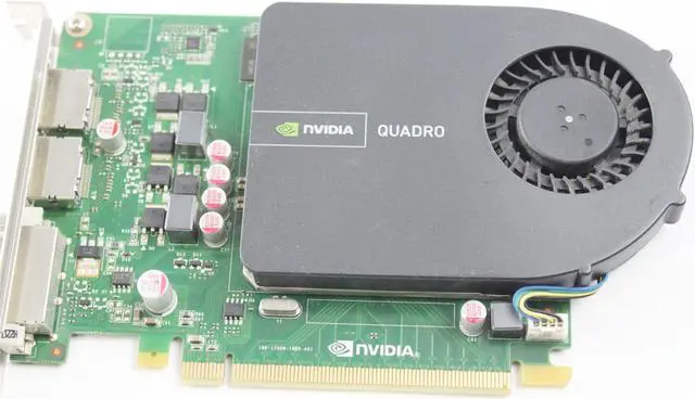 Alt view image 4 of 4 - HP NVIDIA Quadro 2000 High Profile 1GB GDDR5 DVI Dual DPI Display Port PCI-E Video Graphics Card 612952-003 671136-001 180-12008-1005-A01